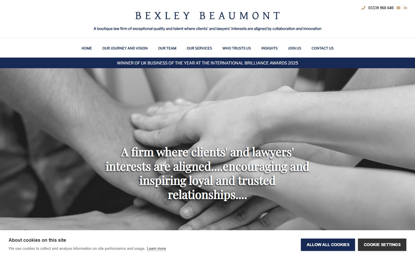 Homepage of Bexley Beaumont (www.bexleybeaumont.com) -- Maad House brand review