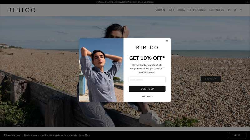 Homepage of BIBICO (bibico.co.uk) -- Maad House brand review