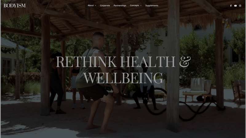 Homepage of Bodyism (bodyism.com) -- Maad House brand review