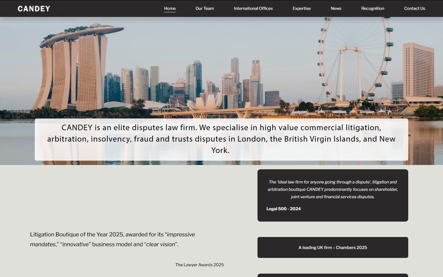 Homepage of CANDEY (www.candey.com) -- Maad House brand review