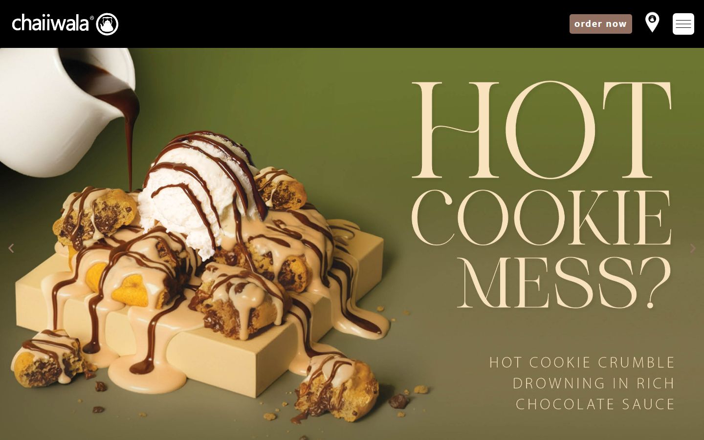 Homepage of Chaiiwala (chaiiwala.co.uk) -- Maad House brand review