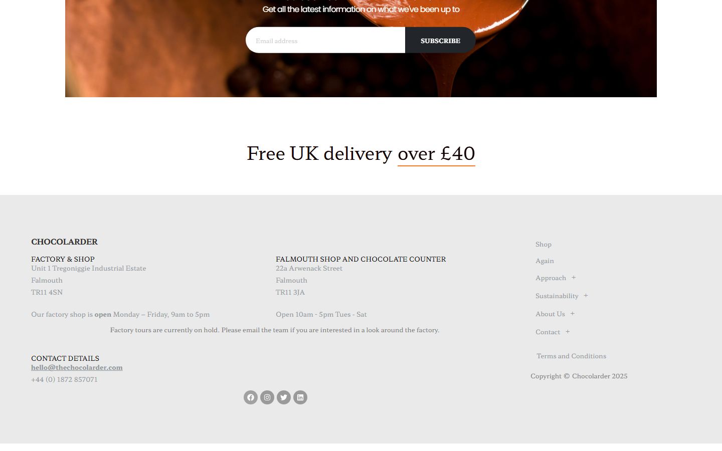 Homepage of Chocolarder (chocolarder.com) -- Maad House brand review