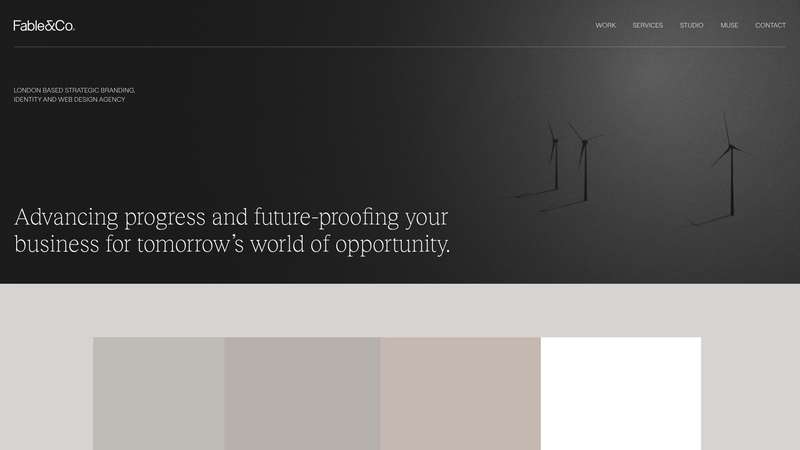 Homepage of Fable & Co (fableco.uk) -- Maad House brand review