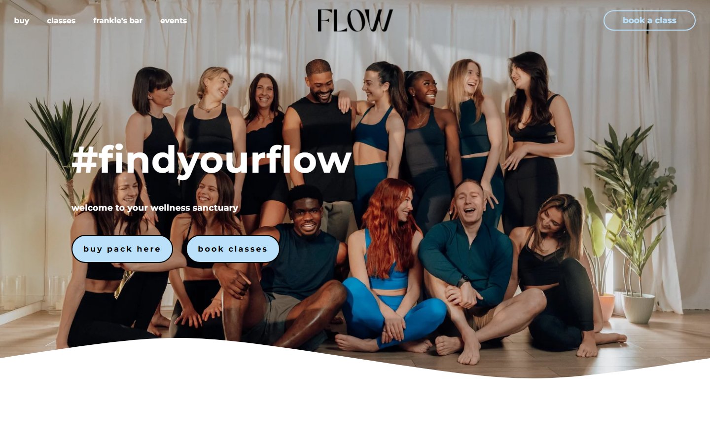 Homepage of Flow LDN (www.flowldn.co.uk) -- Maad House brand review