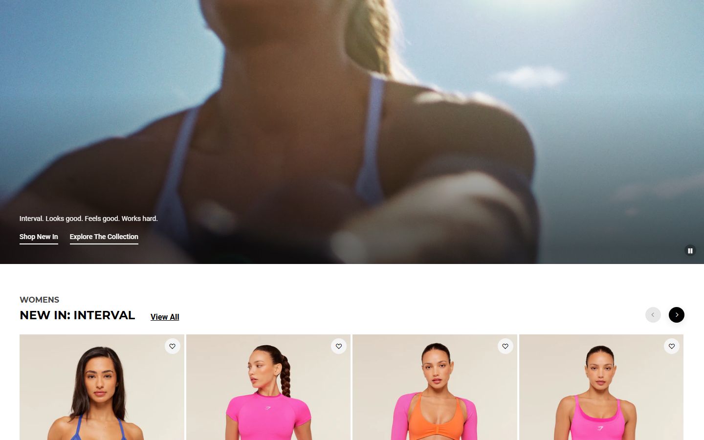 Homepage of Gymshark (gymshark.com) -- Maad House brand review