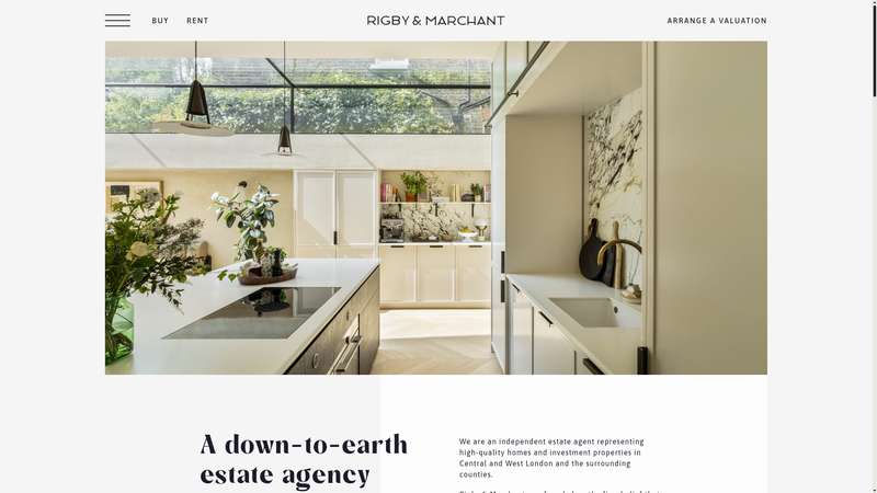 Homepage of Rigby & Marchant (rigbyandmarchant.co.uk) -- Maad House brand review