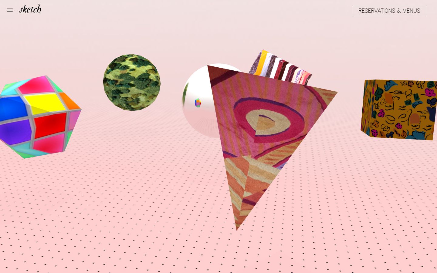 Homepage of Sketch London (sketch.london) -- Maad House brand review