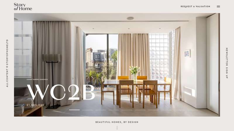 Homepage of Story of Home (storyofhome.co.uk) -- Maad House brand review