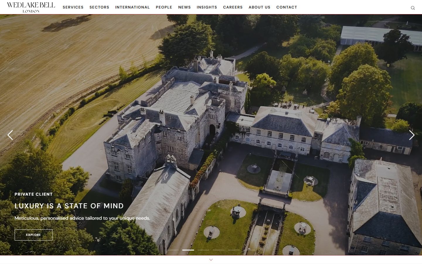 Homepage of Wedlake Bell (www.wedlakebell.com) -- Maad House brand review