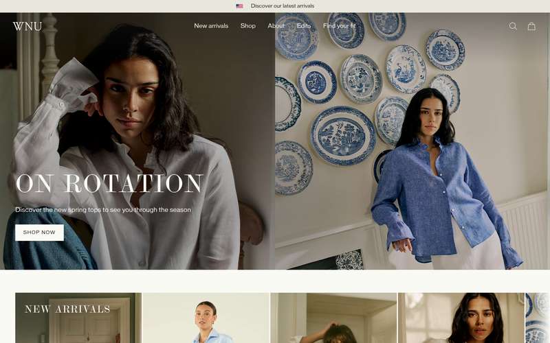 Homepage of With Nothing Underneath (withnothingunderneath.com) -- Maad House brand review